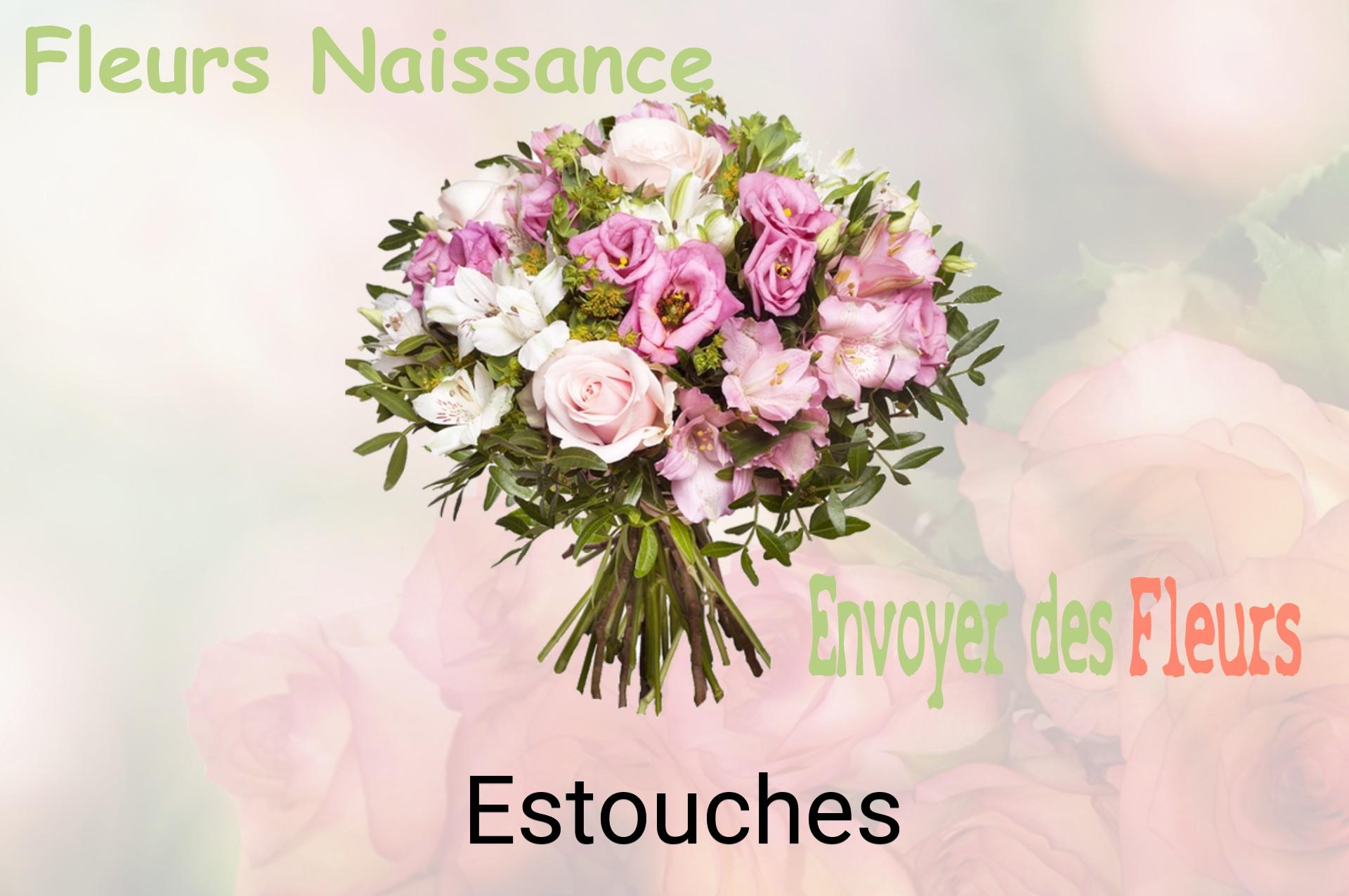 Bouquet de fleurs de naissance livré à Estouches
